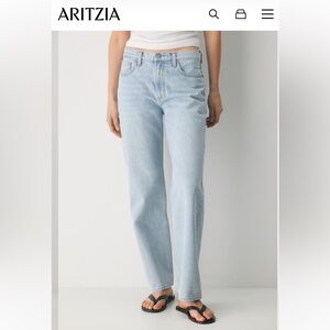 Denim Forum The '90s Iggy Lo-rise Baggy Jean Light Blue Jeans